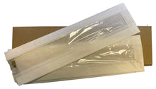 Load image into Gallery viewer, White Baguette paper bag with window strip, 4" x 6" x 14" Pack of 500 bags (100+50x350mm)