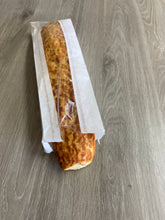 Load image into Gallery viewer, White Baguette paper bag with window strip, 4" x 6" x 14" Pack of 500 bags (100+50x350mm)