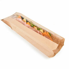 Load image into Gallery viewer, Baton Bread Bag. Medium Baguette bag. 100+60 x 480 mm (4" x 6" x 19")Pack of 1,000 bags