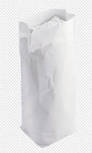 Load image into Gallery viewer, 500gm White Block Bottom Bags. 76 x 234 x 50mm (3" x 9.25" x 2") box of 1,800