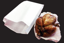 Load image into Gallery viewer, Hot Food White Bag Large 180+60x350mm (40gm Paper + 20gm PP Lining) pack of 500
