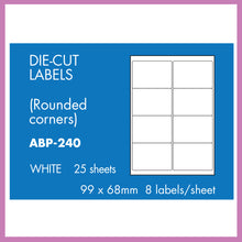 Load image into Gallery viewer, Hovat Multi-Purpose. Self adhesive label. Multiple Options. 25 sheet pack