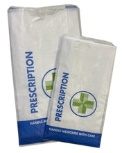 Load image into Gallery viewer, Prescription Bags, White Flat and Satchel