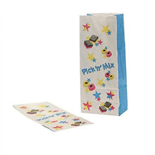Load image into Gallery viewer, Pick n Mix Candy Sweet Paper Bags. (114mm Wide + 76mm Gusset x 245mm high)
