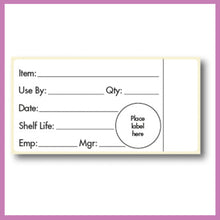 Load image into Gallery viewer, Food Safety Label, Shelf Life Rotation Label, Removable Adhesive, 51 x 102 mm, 1 roll of 500