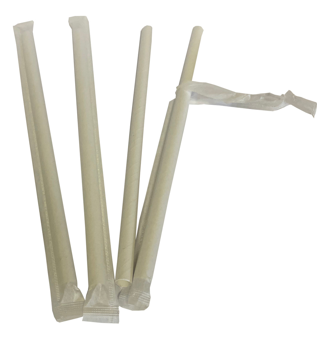 Paper Straws London  8mm x 200mm  Smoothie Straws (UK Manufactured)