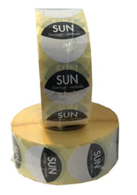 Load image into Gallery viewer, Food Safety Label, Days of the Week, Permanent Adhesive, 25mm Diameter. 1 roll of 1000