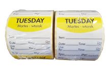 Load image into Gallery viewer, Food Safety Day Label, Removable Adhesive, 51mm Square. 1 roll of 500