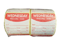 Load image into Gallery viewer, Food Safety Day Label, Removable Adhesive, 51mm Square. 1 roll of 500