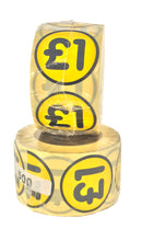 Load image into Gallery viewer, Special Offer £1 Labels, 500 per roll, 40mm Diameter, Presented on Rolls of 500 labels
