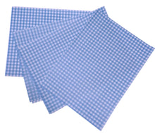 Load image into Gallery viewer, Blue Gingham Greaseproof Sheets, Chip &amp; Tray Liners. packs of 1,000
