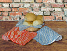 Load image into Gallery viewer, Blue Gingham Greaseproof Sheets, Chip &amp; Tray Liners. packs of 1,000
