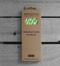 Load image into Gallery viewer, Paper Straws London  6mm x 200mm  Paper Straws (UK Manufactured)
