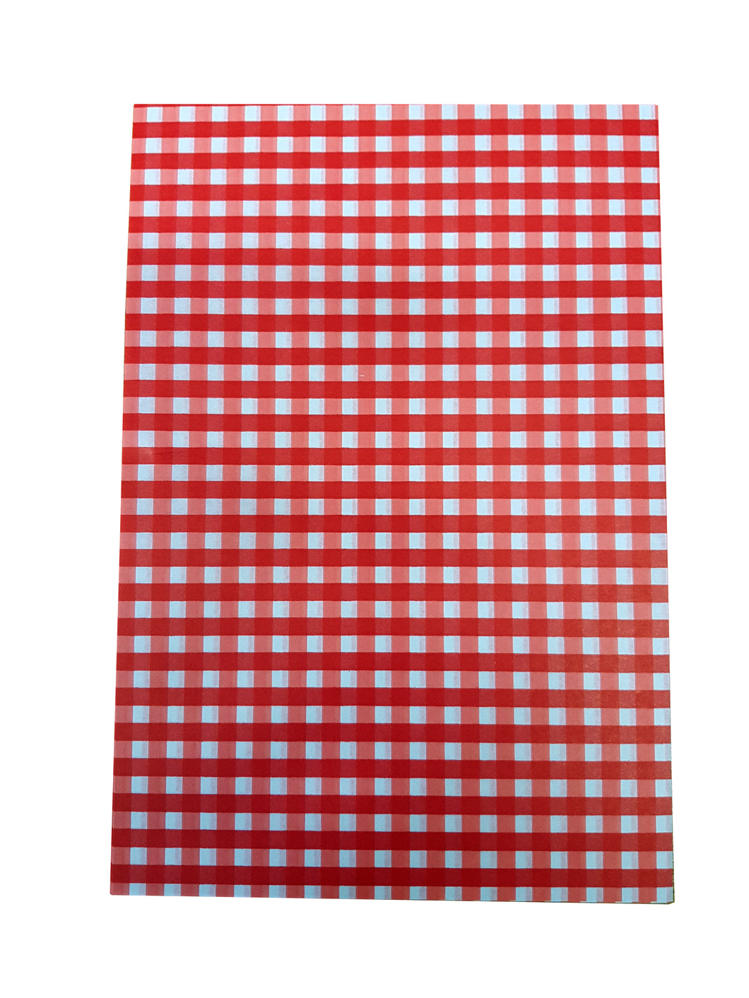 Red Gingham Greaseproof Sheets, Chip & Tray Liners. packs of 1,000