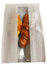 Load image into Gallery viewer, White Glassine bag with window strip, Choice of sizes.  Pack of 1,000 bags
