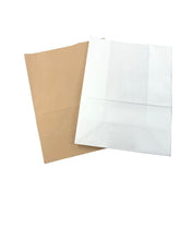 Load image into Gallery viewer, White Grab &amp; Go Take Away Bags. Block bottomed SOS style. 200 Bags per pack
