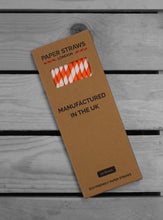 Load image into Gallery viewer, Paper Straws London  6mm x 200mm  Paper Straws (UK Manufactured)
