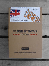 Load image into Gallery viewer, Paper Straws London  6mm x 200mm  Paper Straws (UK Manufactured)
