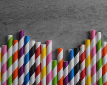 Load image into Gallery viewer, Paper Straws London  6mm x 200mm  Paper Straws (UK Manufactured)
