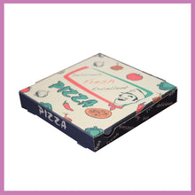 Load image into Gallery viewer, Classic Design Brown Pizza takeaway box (Pack of 100 boxes)
