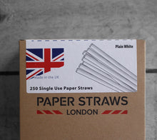 Load image into Gallery viewer, Paper Straws London  6mm x 200mm  Paper Straws (UK Manufactured)

