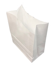 Load image into Gallery viewer, White Grab &amp; Go Take Away Bags. Block bottomed SOS style. 200 Bags per pack
