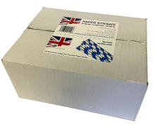 Load image into Gallery viewer, Paper Straws London  8mm x 200mm  Smoothie Straws (UK Manufactured)
