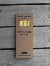 Load image into Gallery viewer, Paper Straws London  6mm x 200mm  Paper Straws (UK Manufactured)
