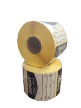Load image into Gallery viewer, Food Safety Day Label, Removable Adhesive, 51mm Square. 1 roll of 500
