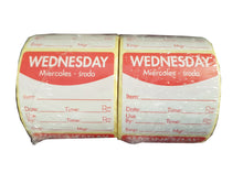 Load image into Gallery viewer, Food Safety Day Label, Removable Adhesive, 51mm Square. 1 roll of 500
